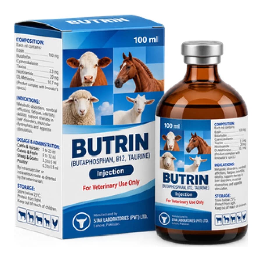 Butrin Injection packaging
