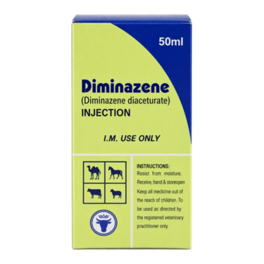 Diminazine packaging
