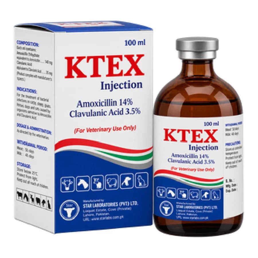 Ktex Injection packaging