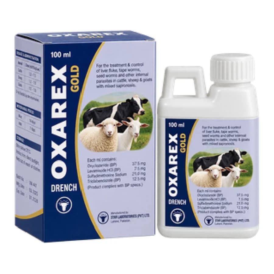 Oxarex Gold Drench packaging