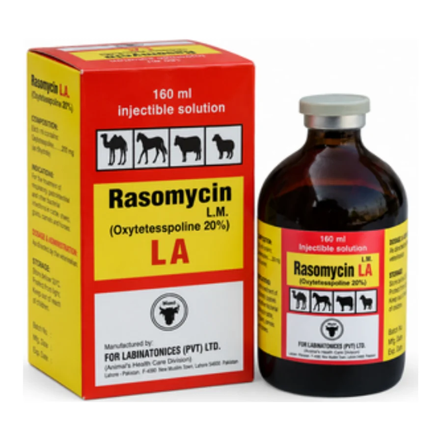 Rasomycin LA Inj. packaging