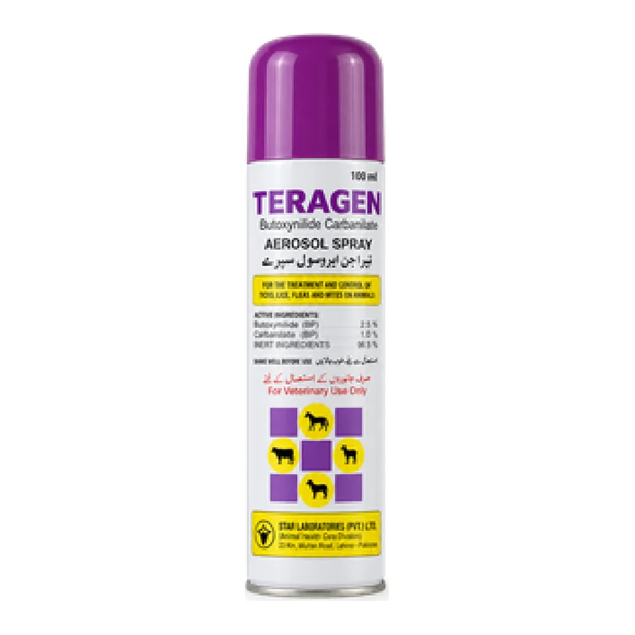 Teragen Aerosol Spray packaging