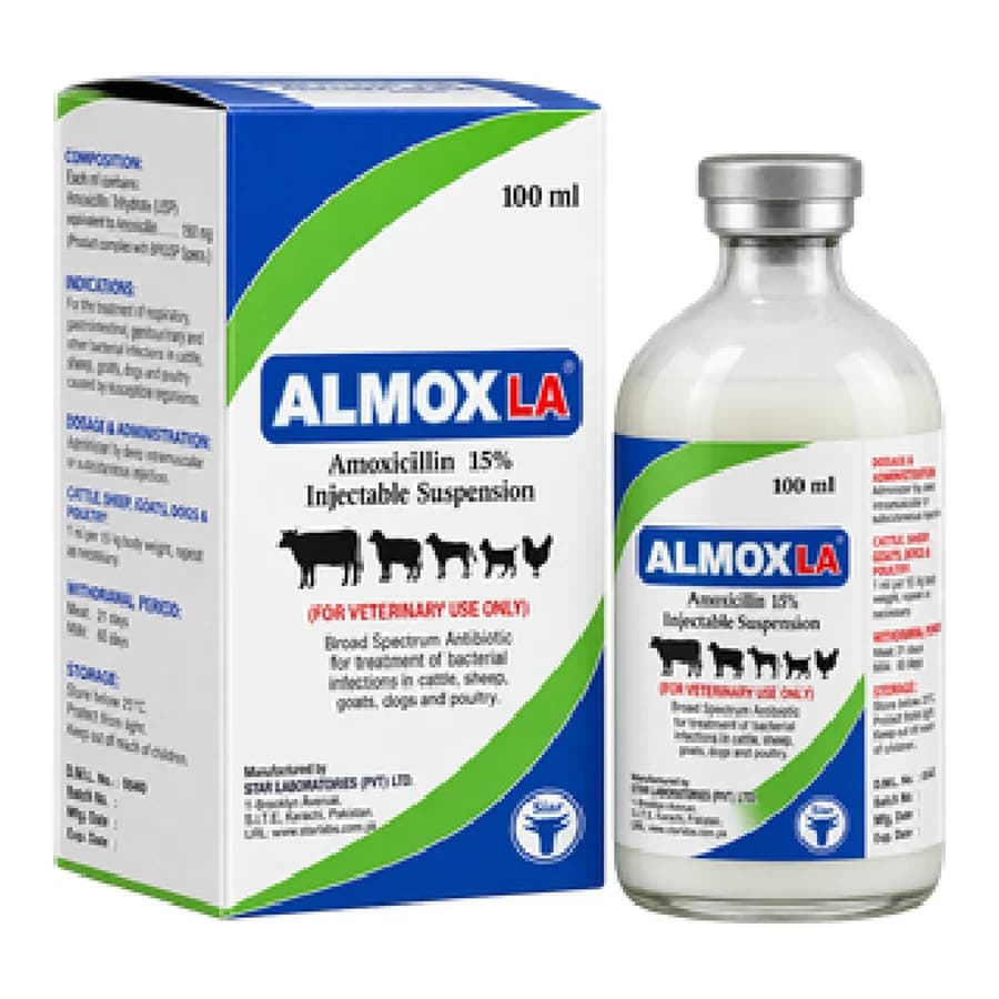 Almox LA 15% packaging